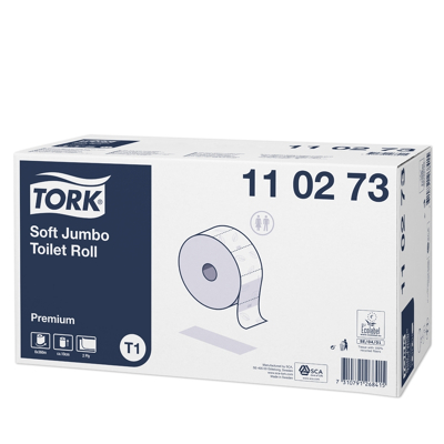 Afbeelding van Tork Soft Jumbo Toilet Roll 2 laags T1 110273