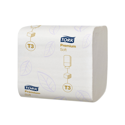 Afbeelding van Tork premium toiletpapier vouw 2 lgs wit 19x11 cm doos à 7560 vel (114273)