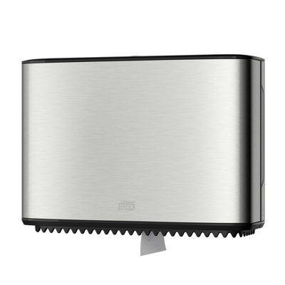 Afbeelding van Tork Mini Jumbo Toilet Roll RVS Dispenser T2 460006