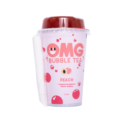 Afbeelding van OMG Bubble Tea Peach 10x270ml