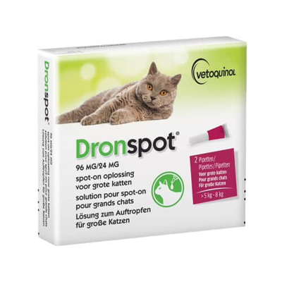 Abbildung von Dronspot spot on Katze 96/24 mg bei Großkatzen
