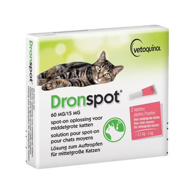 Abbildung von Dronspot spot on Katze 60/15 mg für mittelgroße Katzen