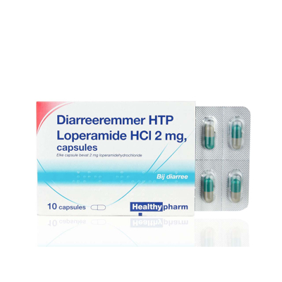 Afbeelding van Htp Loperamide Diarreeremmer 2mg 1x10 Capsules eFarma