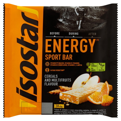 Afbeelding van Isostar Energy Sports Bar Cereals &amp; Multifruit