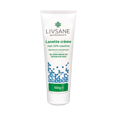 Afbeelding van Livsane Lanettecrème met 50% Vaseline (100g)