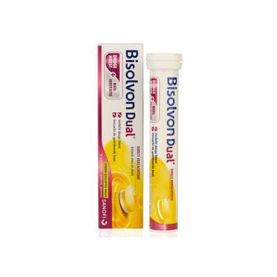 Afbeelding van Bisolvon Dual Droge Hoest+Keelirritatie Zuigtablet