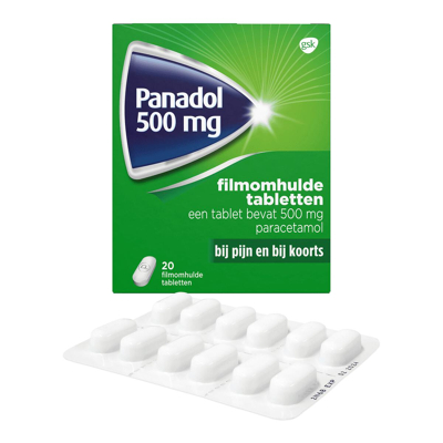 Afbeelding van Panadol Tablet Filmomhuld 500mg
