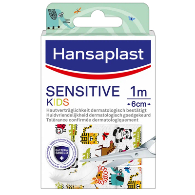 Afbeelding van Hansaplast Sensitive Kids Pleisters 1M x 6CM