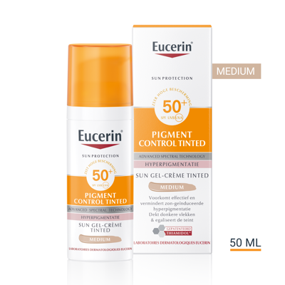 Afbeelding van Eucerin Sun Pigment Control Tinted Medium SPF50+ 1x50ml