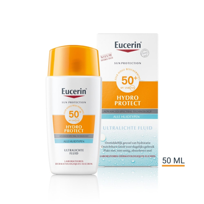 Afbeelding van Eucerin Sun Hydro Protect Ultralichte Fluid SPF 50+ 1x50ml