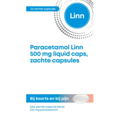 Afbeelding van Paracetamol Linn Liquid Capsule 500mg