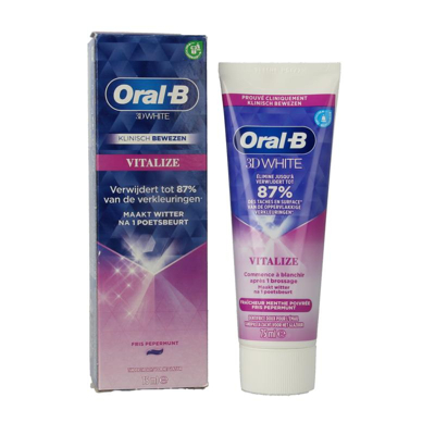 Afbeelding van Oral B Tandpasta 3D White Vitalize 75 ml