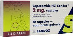 Afbeelding van Loperamide Hcl Sandoz Capsule 2mg
