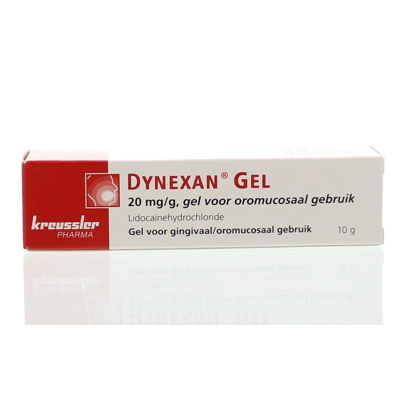 Afbeelding van Dynexan Gel Oromucosaal 20mg/G