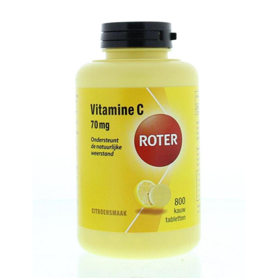 Afbeelding van Roter Vitamine C Tablet 70mg Citroen