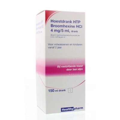 Afbeelding van Hoestdrank Htp Broomhexine Hcl 0,8mg/ml