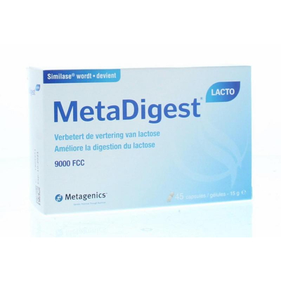 Afbeelding van Metagenics MetaDigest Lacto Capsules 45CP