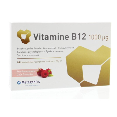 Afbeelding van Metagenics Vitamine B12 1000mcg Kauwtabletten