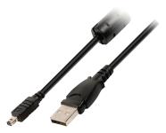 Billede af USB 2.0 Kabel A Han Minolta 8 Pin 2.00 m Sort