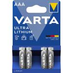 Billede af Lithium Batteri Aaa 4 Blister Card