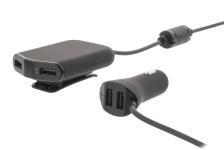 Billede af Sweex Biloplader 4 Udgange 9.6 A USB Sort Ledninger, pære mm