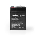 Billede af Nedis Genopladeligt blybatteri Bly syre Opladningsbar 6 V 4500 mAh 70 mm 47 101