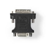 Billede af DVI adapter D VGA Hun Nikkel Lige PVC Sort Blister
