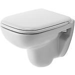 Billede af Duravit D Code Compact væghængt toilet Hvid porcelæn 480x350 mm