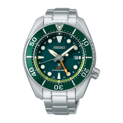 Afbeelding van Seiko SFK003J1 Horloge Prospex Solar staal zilverkleurig groen 45 mm