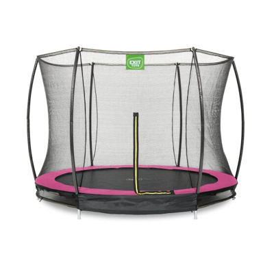Afbeelding van EXIT inground trampoline ø305cm Silhouette (roze)