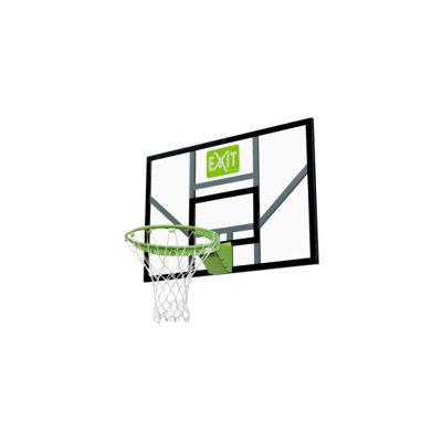 Afbeelding van EXIT Galaxy basketbalbord met dunkring en net groen/zwart