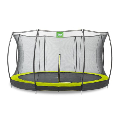 Afbeelding van EXIT inground trampoline ø366cm Silhouette (groen)