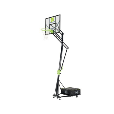 Afbeelding van EXIT Galaxy verplaatsbaar basketbalbord op wielen groen/zwart
