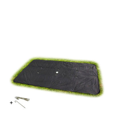 Afbeelding van EXIT groundlevel trampoline afdekhoes rechthoekig 214x366cm