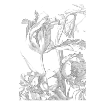 Afbeelding van KEK Engraved Flowers I 4 sheets WP 327 (Met Gratis Lijm)