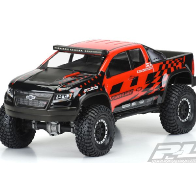 Afbeelding van Proline Chevy Colorado ZR2 Clear Body for 12.3 313mm Wheelbase Scale Crawlers