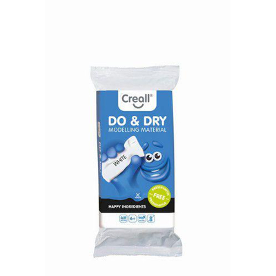 Afbeelding van Creall Boetseermateriaal Do&amp;Dry airdrying wit 500gr (1 ST) 26210