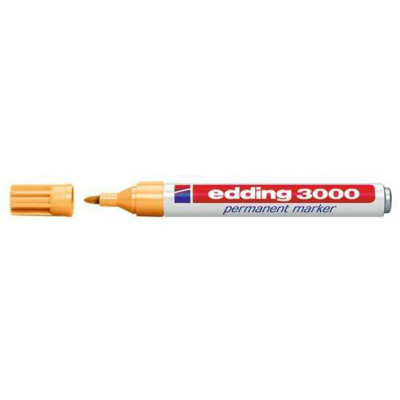 Afbeelding van edding 3000 permanent marker huidskleur l.oranje 1ST 1,5 3 mm / 4 3000016