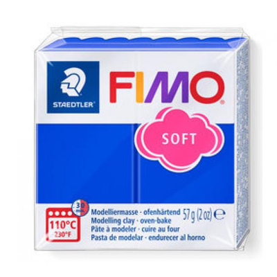 Afbeelding van Fimo klei soft Brilliant Blauw Nummer 33 57Gram