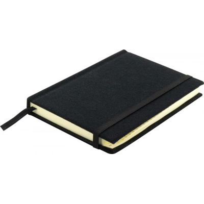 Afbeelding van Alfabetboek Kangaro A6 A Z linnen hard cover zwart, 208 pagina&#039;s, leeslint, elastiek