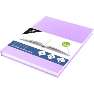 Afbeelding van Dummyboek, blanco hard cover, violet pastel