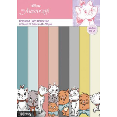 Afbeelding van Aristocats Coloured Card A4 Pack