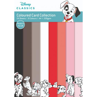 Afbeelding van 101 Dalmatians Coloured Card A4 Pack