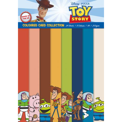 Afbeelding van Toy Story Coloured Card A4 Pack