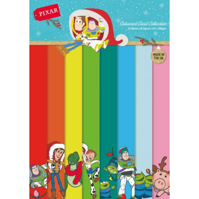 Afbeelding van Toy Story Christmas Coloured Card A4 Pack