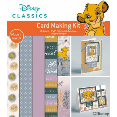 Afbeelding van The Lion King Card Making Kit Makes 8 Cards