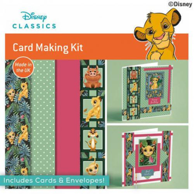 Afbeelding van The Lion King 6x6 Card Making Kit Makes 3 Cards