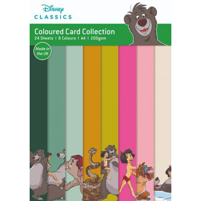Afbeelding van The Jungle Book Coloured Card A4 Pack