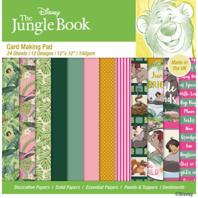 Afbeelding van The Jungle Book Card Making 12x12 Pad