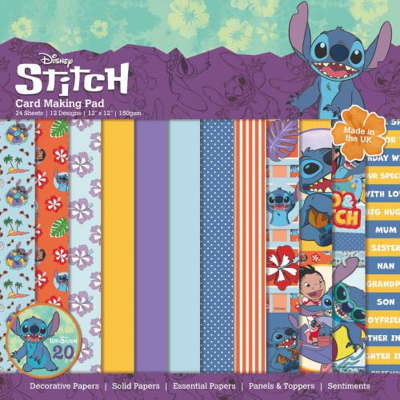 Afbeelding van Lilo &amp; Stitch Card Making 12x12 Pad